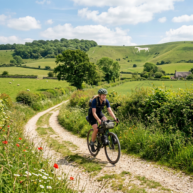 Cranborne Chase cycling route from Salisbury