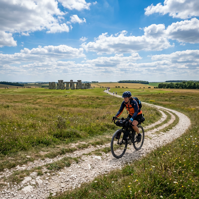 Cycling Salisbury to Stonehenge